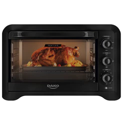 Forno Elétrico Dako Pratiko 50L 127V 1600W - Capacidade Grande para Assar Grelhar e Aquecer