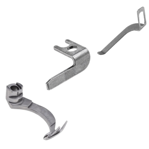 Conjunto faca fixa, faca movel e mola para máquinas de costura coluna eletrônica modelo 1591 e 1592