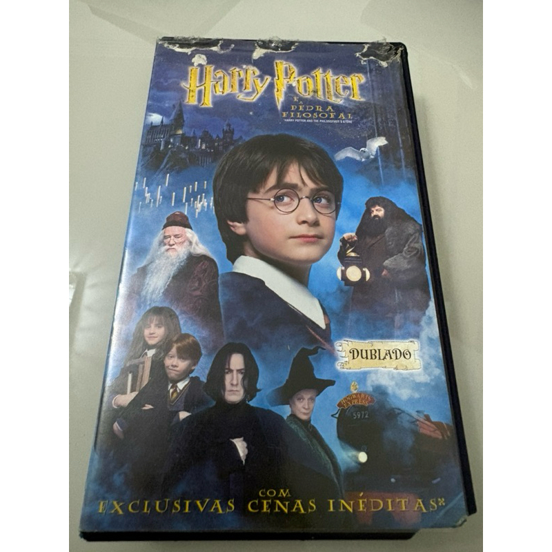 Fita VHS Harry Potter e A Pedra Filosofal - Warner Bros. - 2002