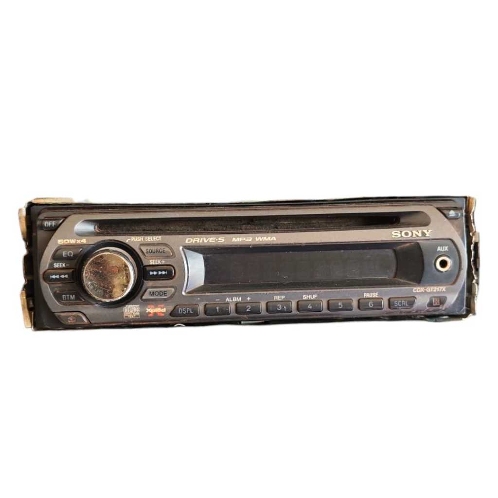 (USADO DETALHE) Rádio Automotivo Sony CDX-GT227X AM FM AUX CD 50WX4