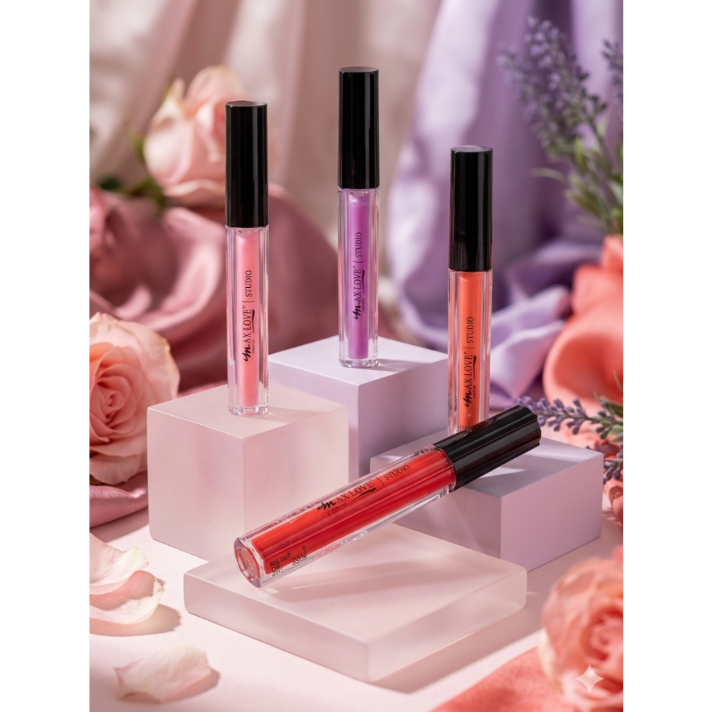 Lip Balm Gloss Max Love Bocão Hidratante Efeito Molhado Cores