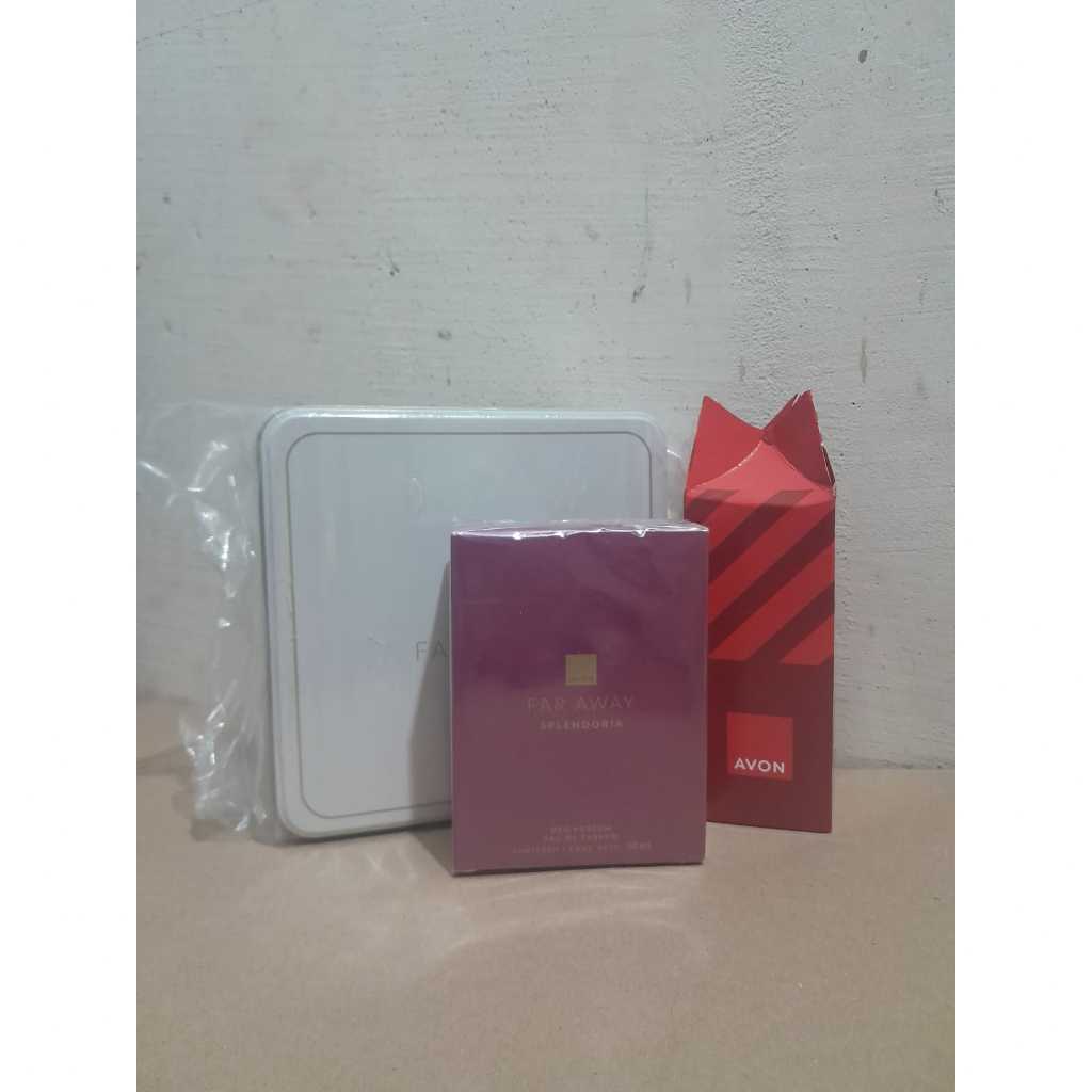 Perfume Far Away Splendoria 50 ml + estojo de perfume + perfume surpresa