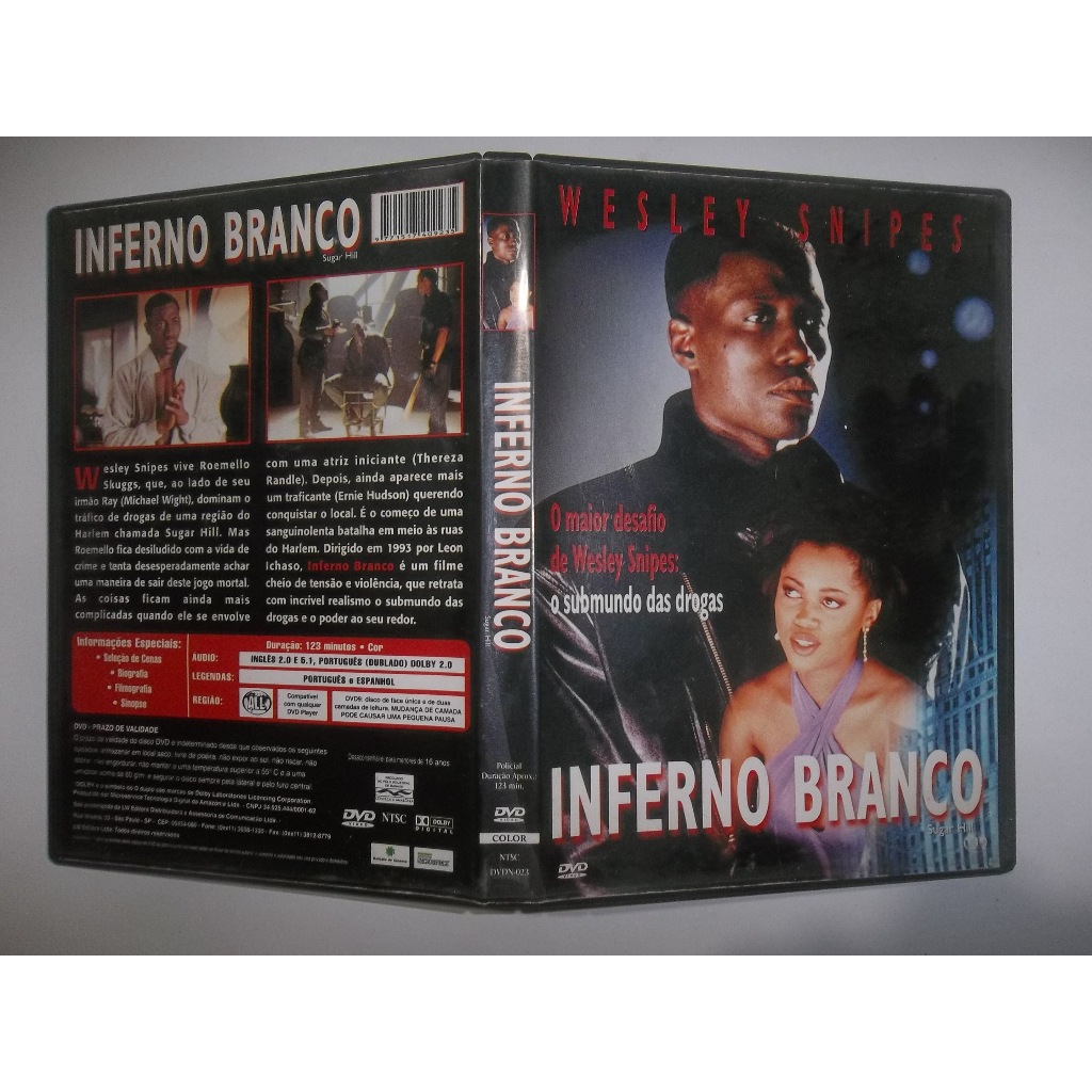 dvd inferno branco wesley snipes