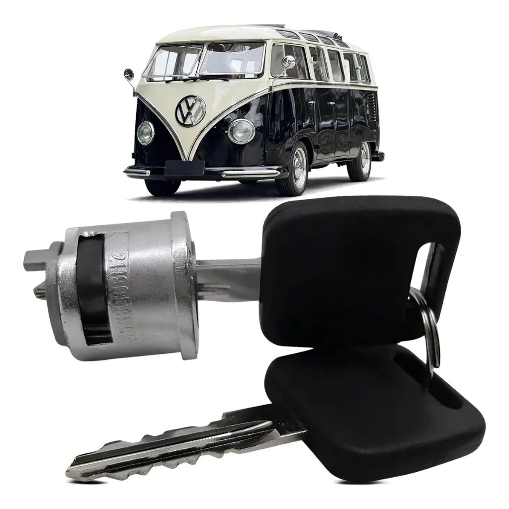 Cilindro Miolo de Ignição Kombi 81 a 2013 Partida 1 Pino Com Chave