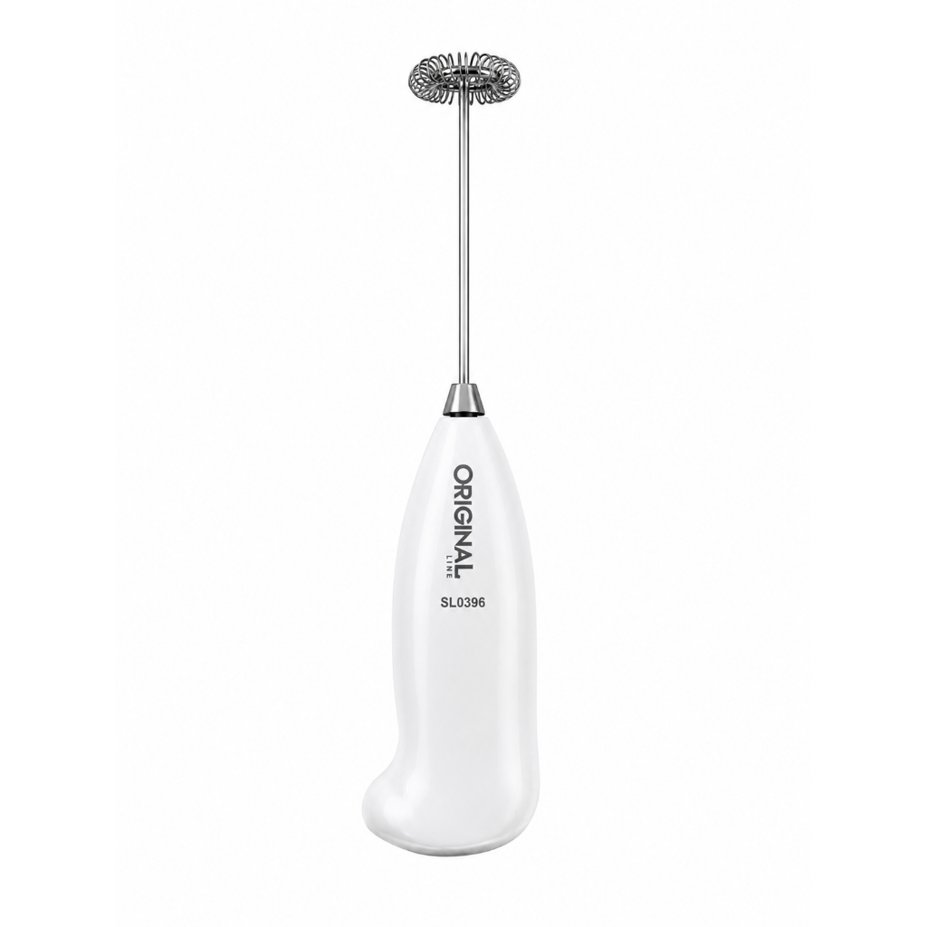 Mini Mixer Elétrico Portátil Original Line SL0396 Espumador de Leite Misturador de Bebidas Café Whey