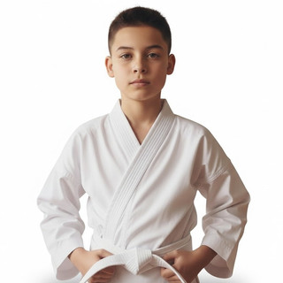 Kimono Karatê Branco C/ Faixa Gratis Algodão