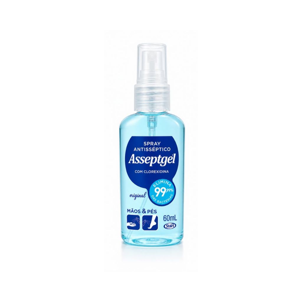 Spray Antisseptico com Clorexidina 60ml Asseptgel Start