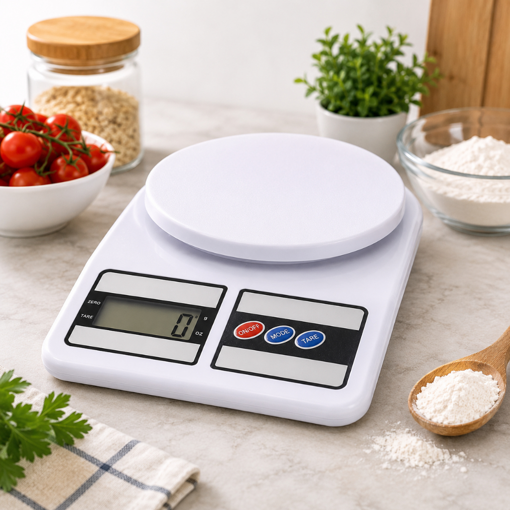 Balança Digital Alta Precisão até 10kg Cozinha Dieta Alimentos Super Tare Nutrição Confeitaria