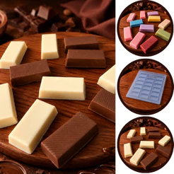 1~10 Forma Simples Tipo Bis 299 - (E3) em Acetato BWB P Bombom, Doces, Chocolate e Páscoa. (CHOCO)