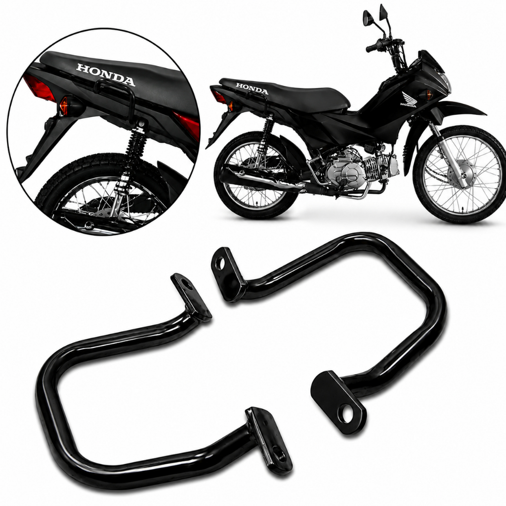 Alça Traseira ESPORTIVA Pop 100 (PRETO)