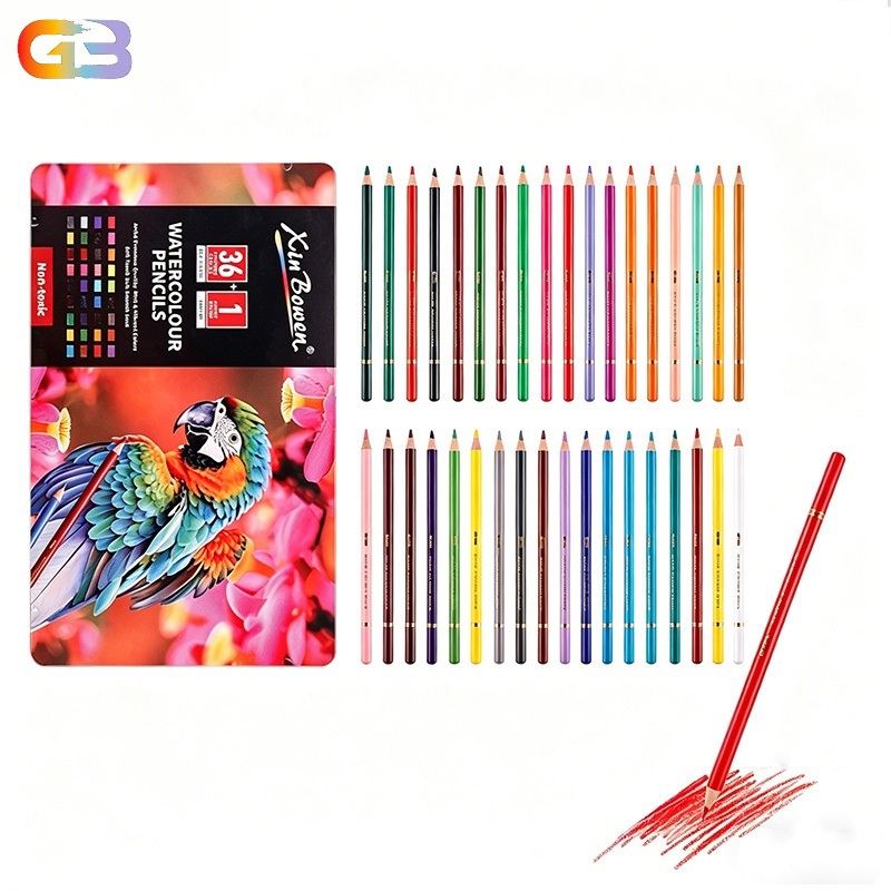 24/36/72 PCS Cores Conjunto Profissional de Lápis Coloridos Lápis de Cor para Desenho SM034
