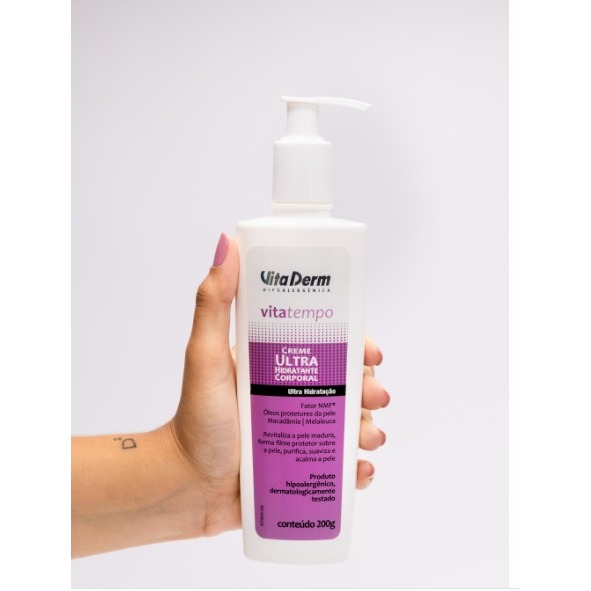 CREME ULTRA HIDRATANTE CORPORAL VITA TEMPO VITA DERM