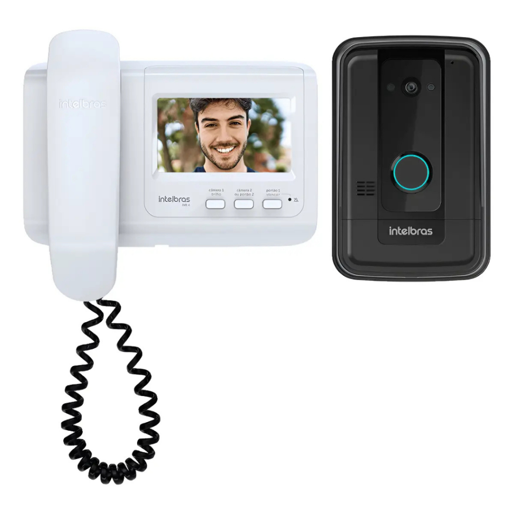 Vídeo Porteiro Residencial Intelbras IVR 4 Interfone com Câmera