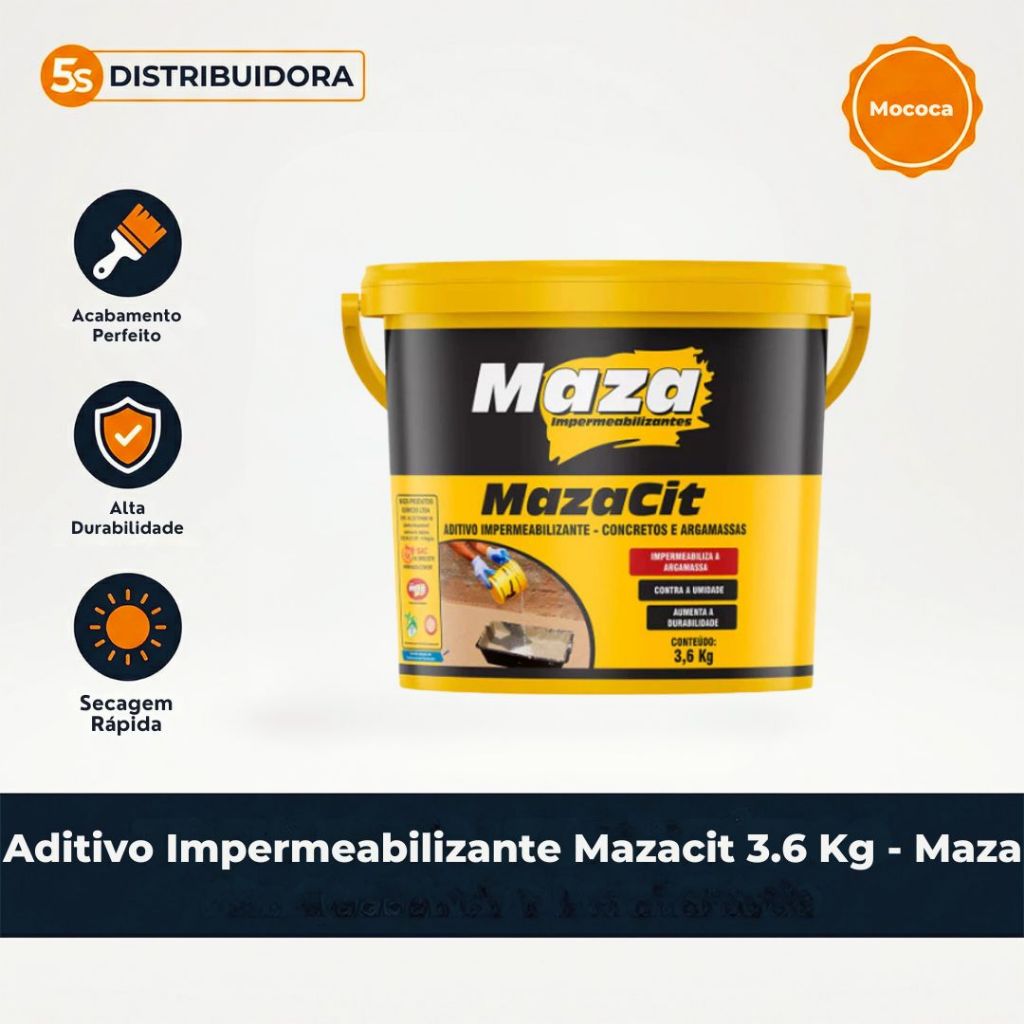 Aditivo Impermeabilizante Mazacit 3.6 Kg - Maza