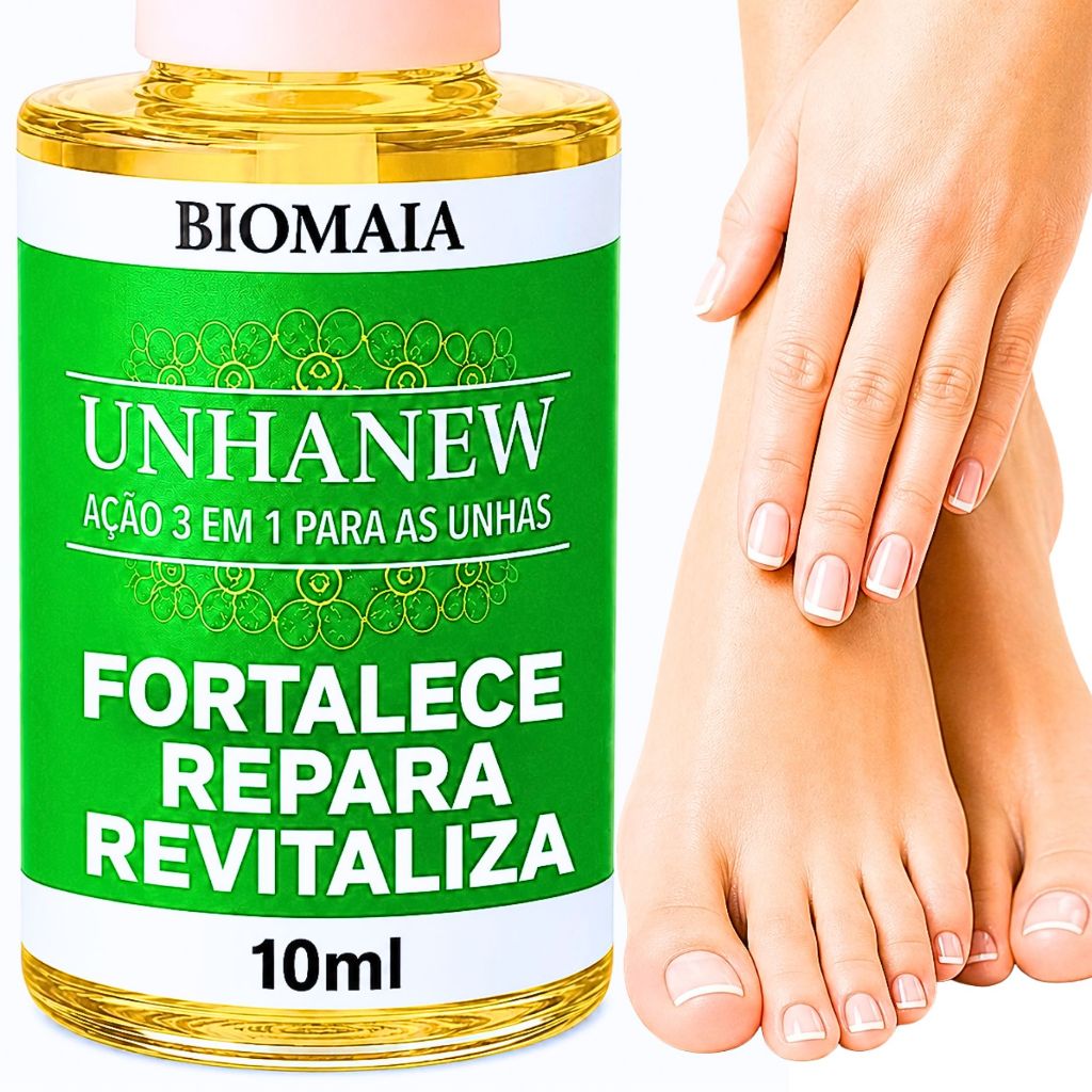 Unha Nee Restaurador de Unhas Fracas e Amareladas Fortalecedor Esmalte