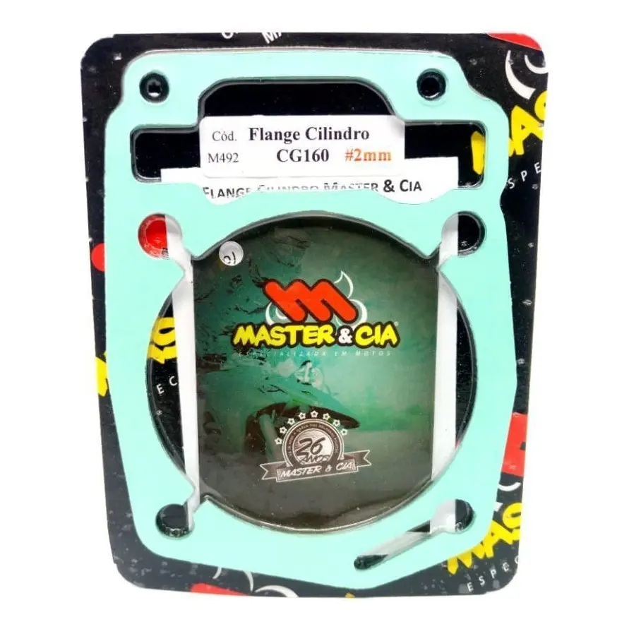 Flange do pino cursado motos twister 250  tornado crf 230 250 cg 125 até 08 2 e 3mm master&cia