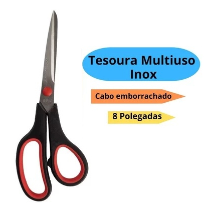 Tesoura Multiuso Inox 8 Polegadas 21cm