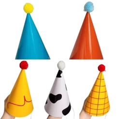 Chapéus de aniversario estampas Toy/ 5 ou 10 unidades