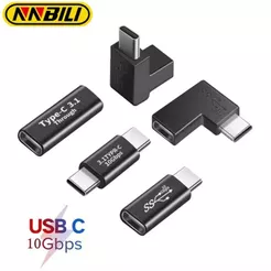 Adaptador USB Tipo C 3.2 10Gbps - Preto
