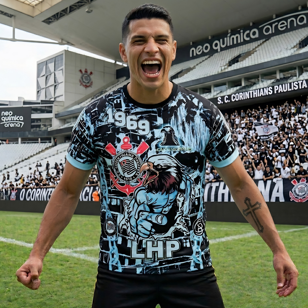Camisa camiseta de quebrada LHP Timão Times Futebol Torcida do P ao GG