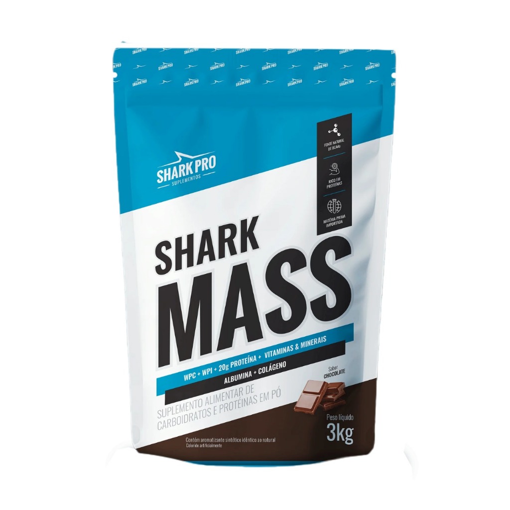 Shark Mass Pouch 3Kg - Hipercalórico