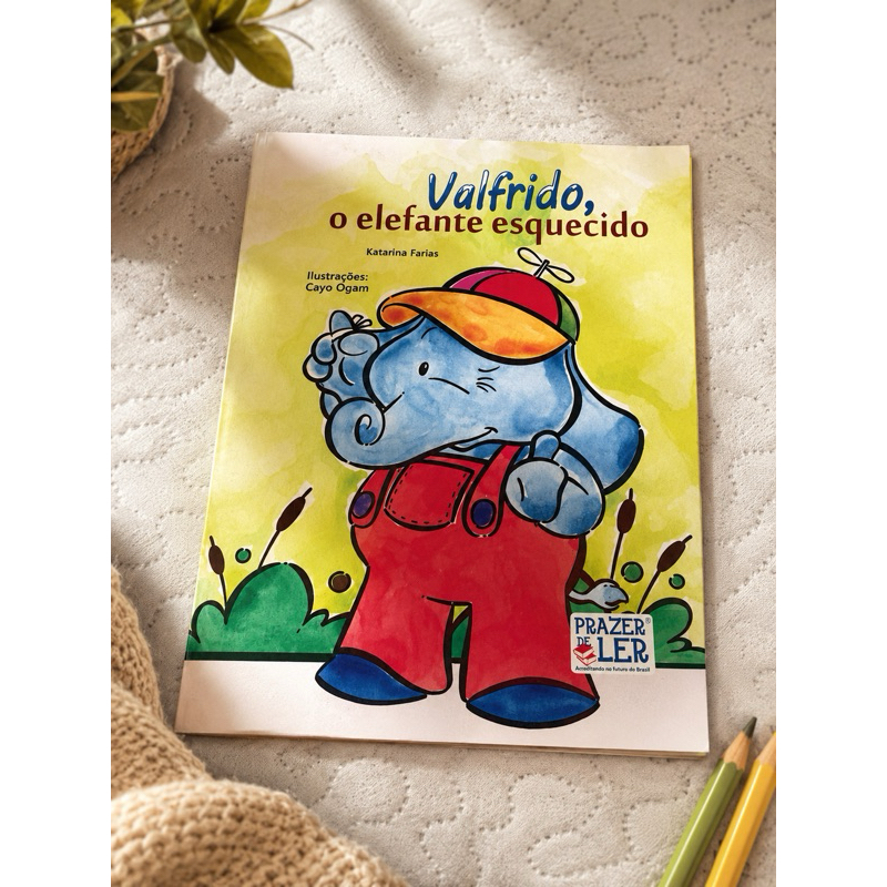 Livro Infantil Valfrido, o Elefante Esquecido | Literatura Infantil | Bem Conservado