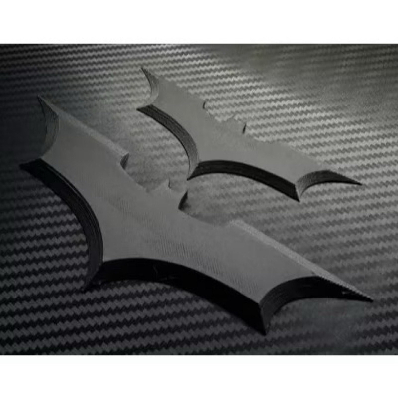 Kit 5 unidades Shuriken Batman Batarang Decorativo | Geek e Colecionador