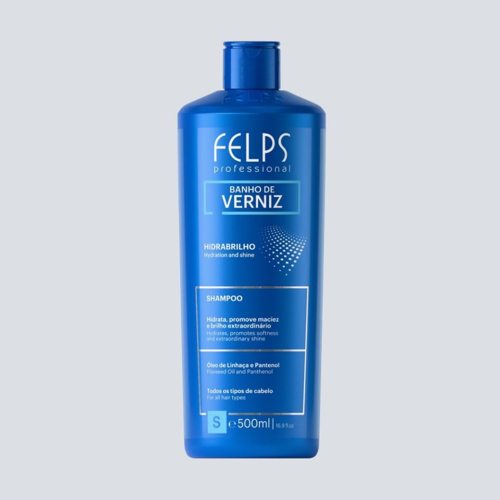 Shampoo Banho Verniz Hidratação Intensa 500ml - Felps