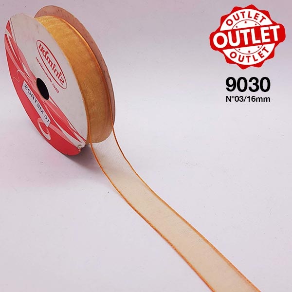 Fita Organza Sinimbu 10mt OUTLET -R:9030/16mm/Nº3 -