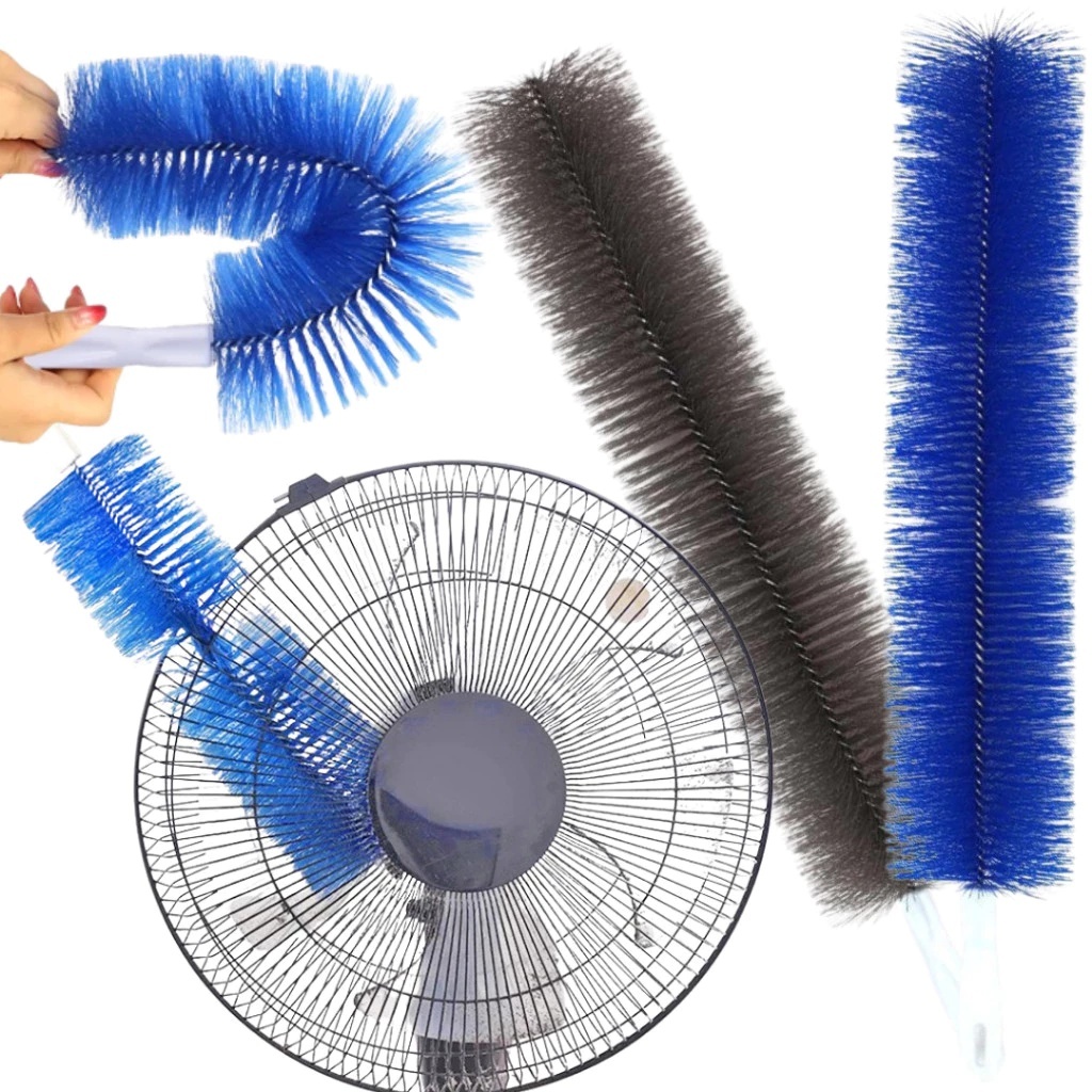 Escova Limpador De Ventilador Espanador De Pó Flexível Para Limpar Ar Condicionado Janela Ajustável