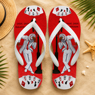 Chinelo umbanda Zé Pilintra salve malandragem F.VERM