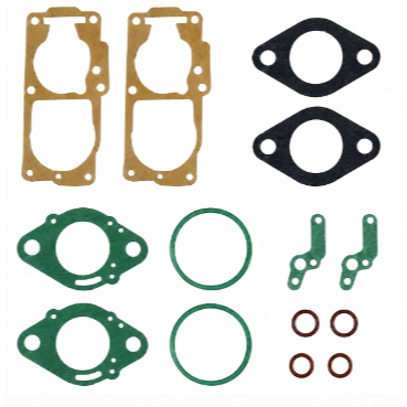 JOGO DE JUNTA CARBURADOR VW BRASILIA 73/82 FUSCA 1300/1500/1600 67/86 KOMBI 1500/1600 67/98 VARIANT 69/81