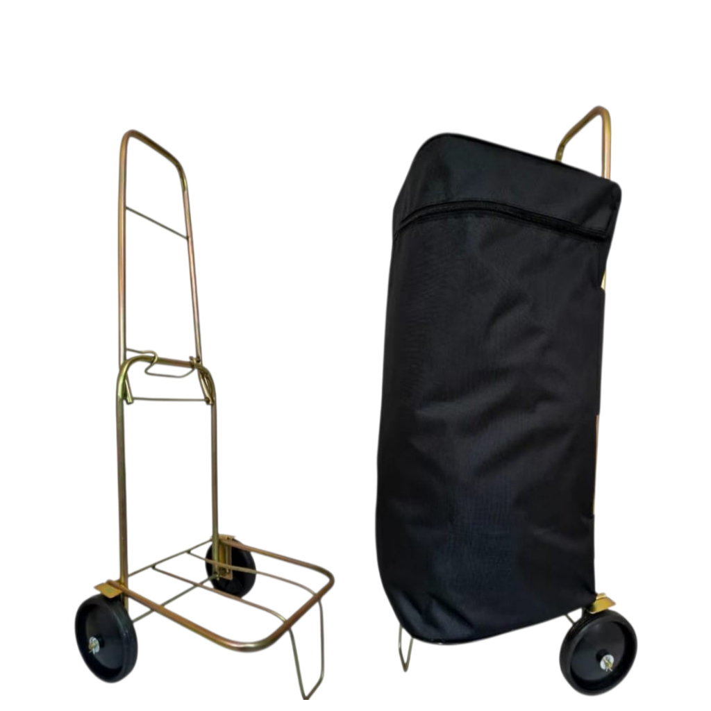 carrinho de mão dobrável 70kg com bolsa para transporte de carga volumes cooler compras caixa de som