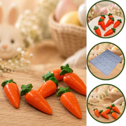 1~10 Forma Simples Aplique Cenouras 9862 - (L2) em Acetato BWB Para Bombom e Doces de Chocolate. (CHOCO)