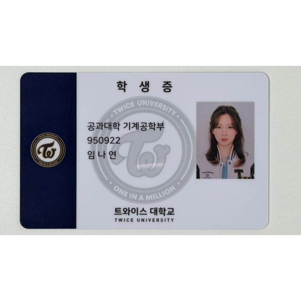 twice university fashion club photocard original official kpop