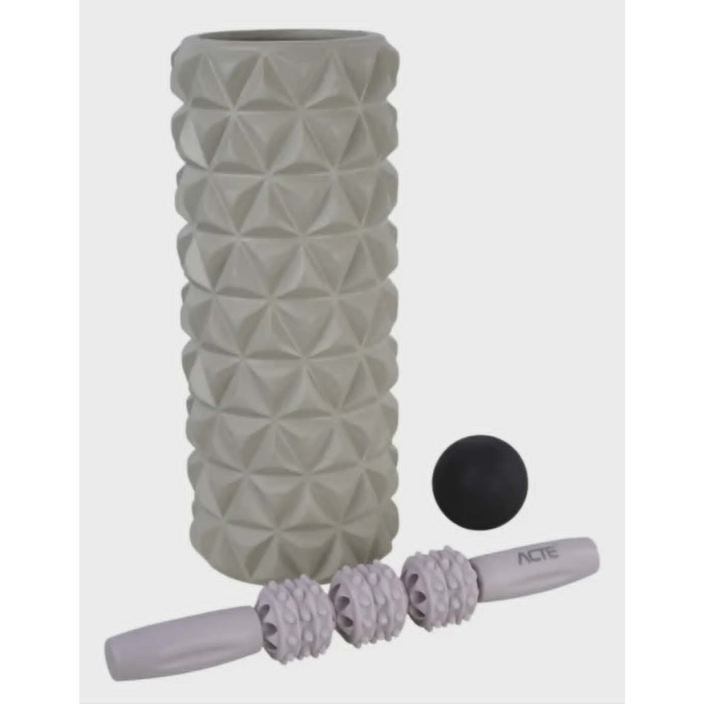 Kit Acte Liberação Miofascial Rolo Bastão Bola