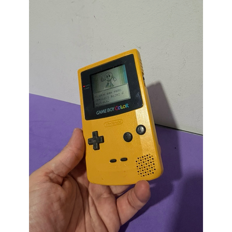 console Game Boy Color nintendo amarelo