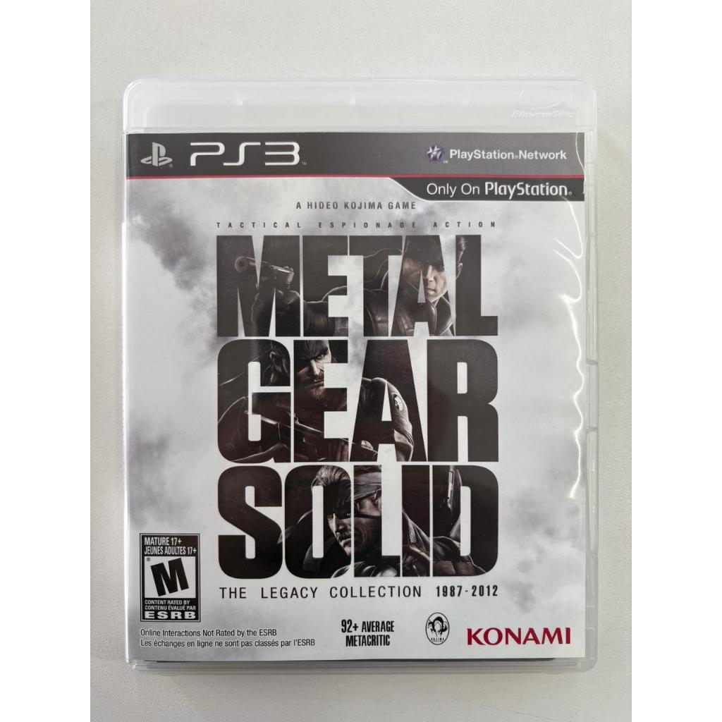 Metal Gear Solid The Legacy Collection 1987-2012 Original em Mídia Física para PlayStation 3 (PS3)
