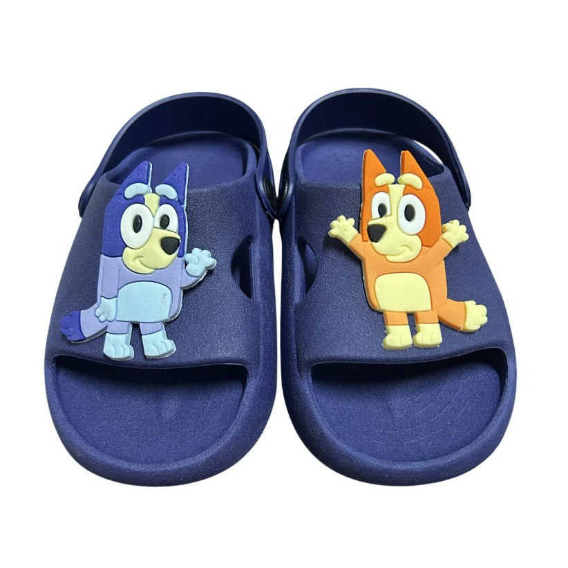 Chinelo Nuvem Bluey Bingo Infantil Sandália Menino Menina Antiderrapante Confortável Leve Macia Divertida Criança