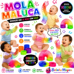 15 Mola Maluca Grande Neon Kit Festa Lembrancinha Criança Para Aniversario Prenda Quermesse novo