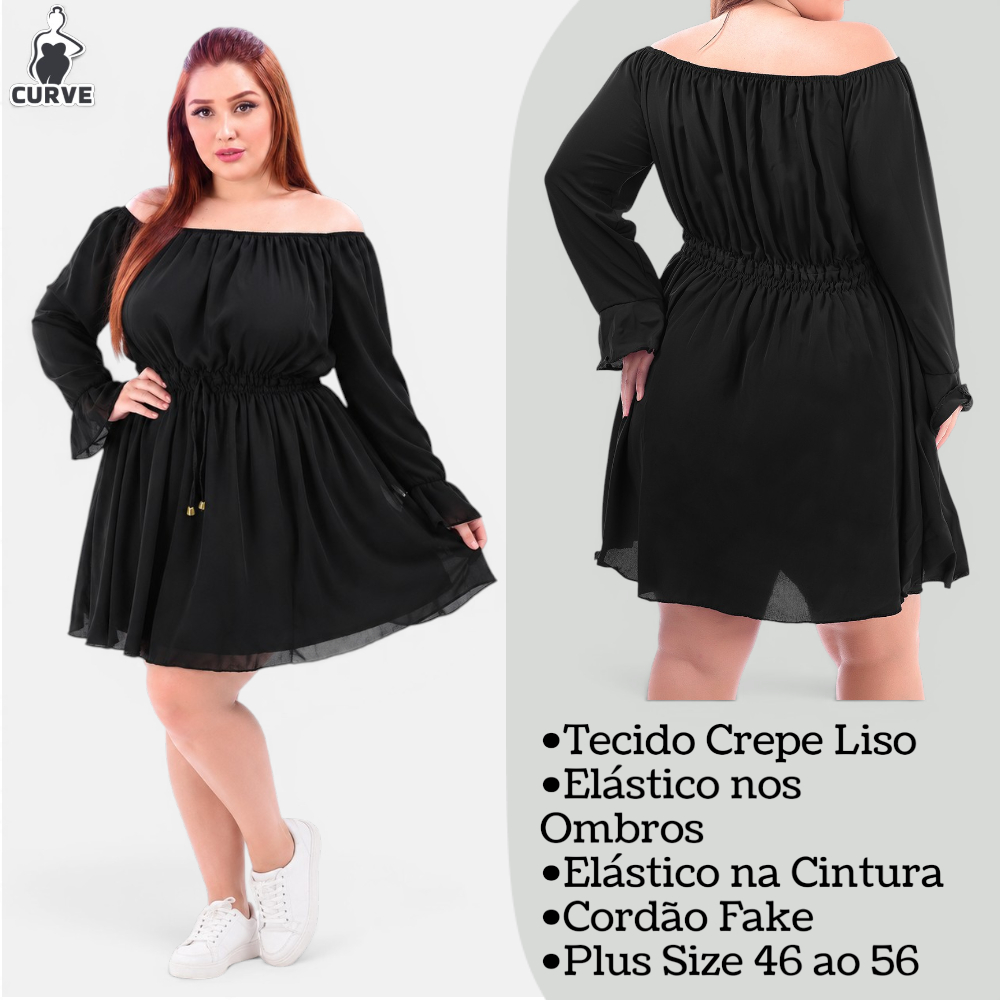 Vestido Plus Size Feminino Vistido Plus Size Vestido Vestido Tomara que Caia com Bojo Curto