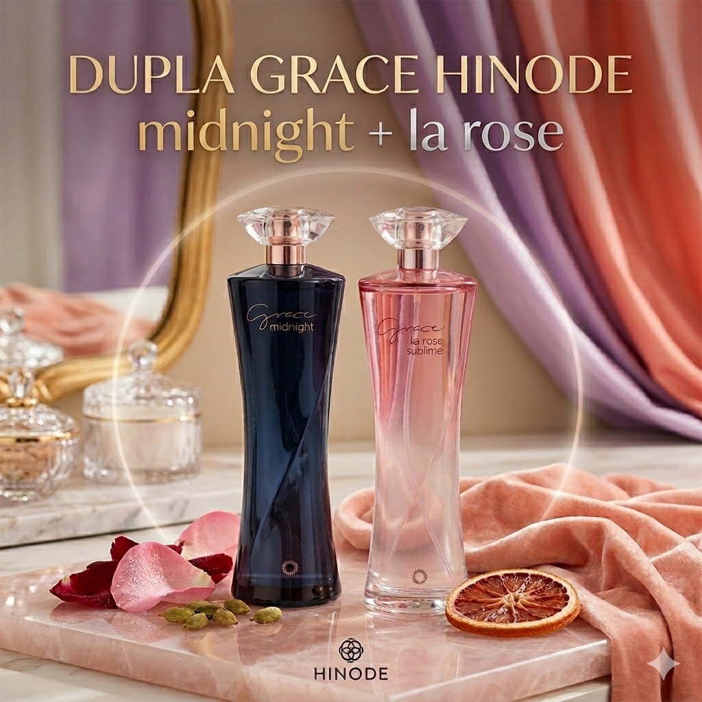 Perfumes Grace La Rose E Grace Midnight 100ml (promoção) Hinode