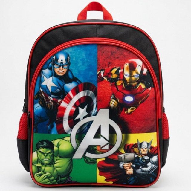 Mochila Infantil Escolar Os Vingadores Avengers Costas Tamanho Médio