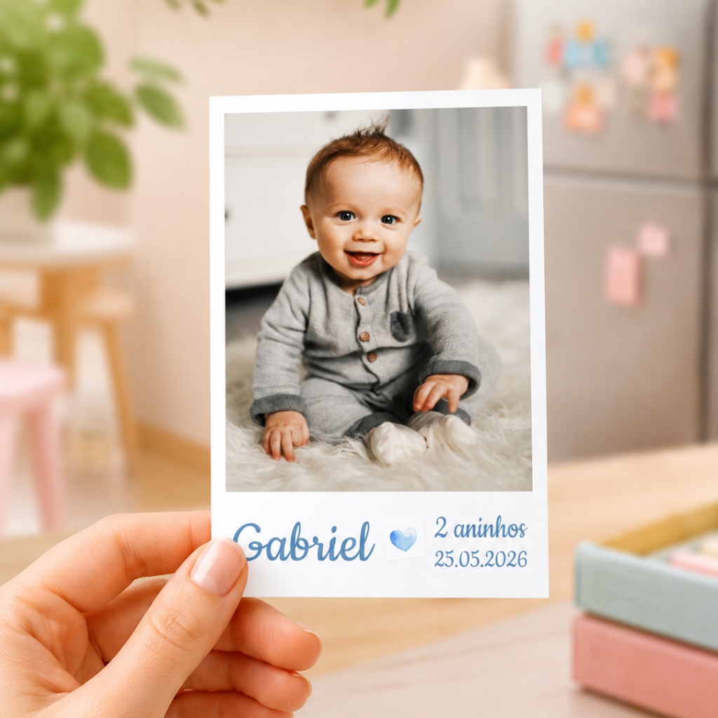 Foto Imã de Geladeira 10x7 - Lembrancinha Personalizada Aniversário - Revelação Personalizado