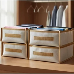 Kit 4 Colmeia organizadoras (P) de gavetas guarda Roupas 36×20×10