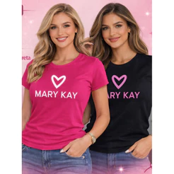 Camiseta Feminina MK♥️ • Baby Look 100% Algodão • Confortável e Estilosa