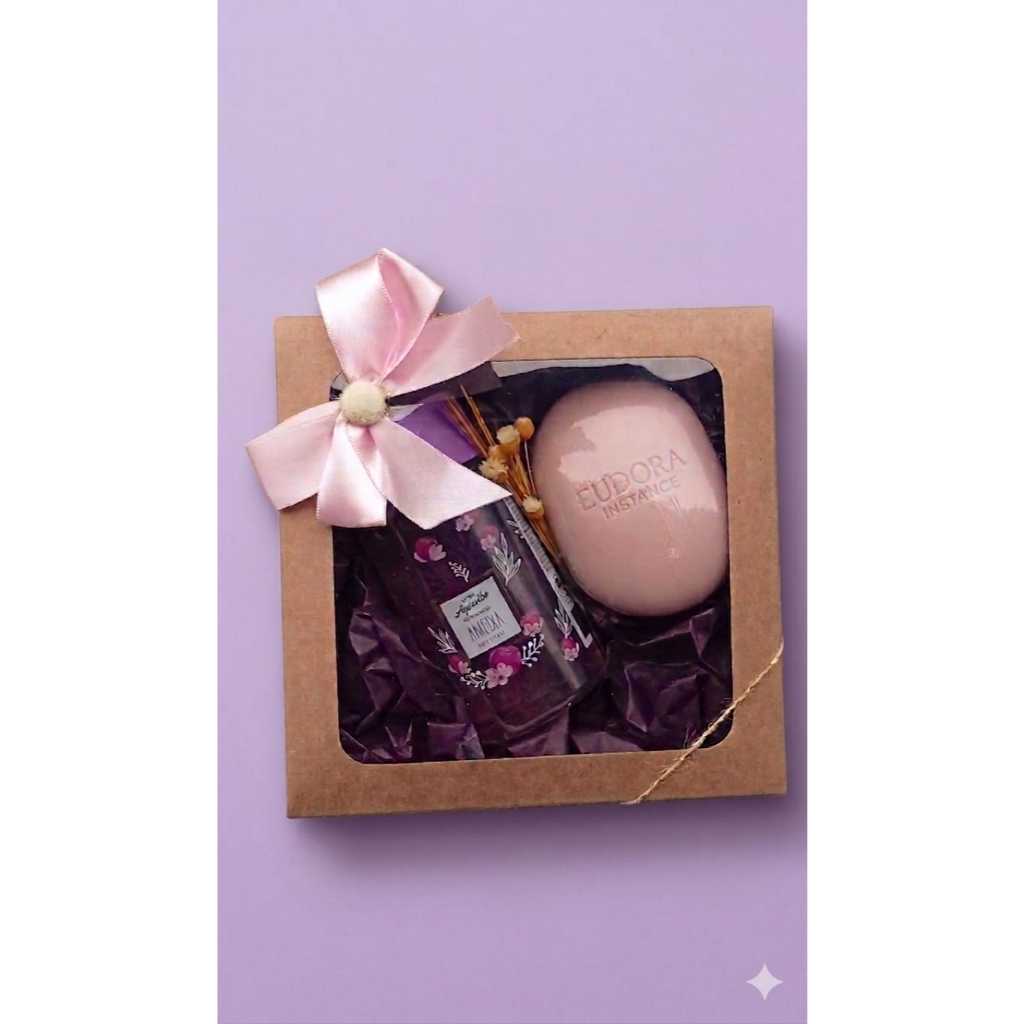 Kit Presente Body Splash Aquavibe Ameixa 150ml + 1 Sabonete - (AVON) (EUDORA)