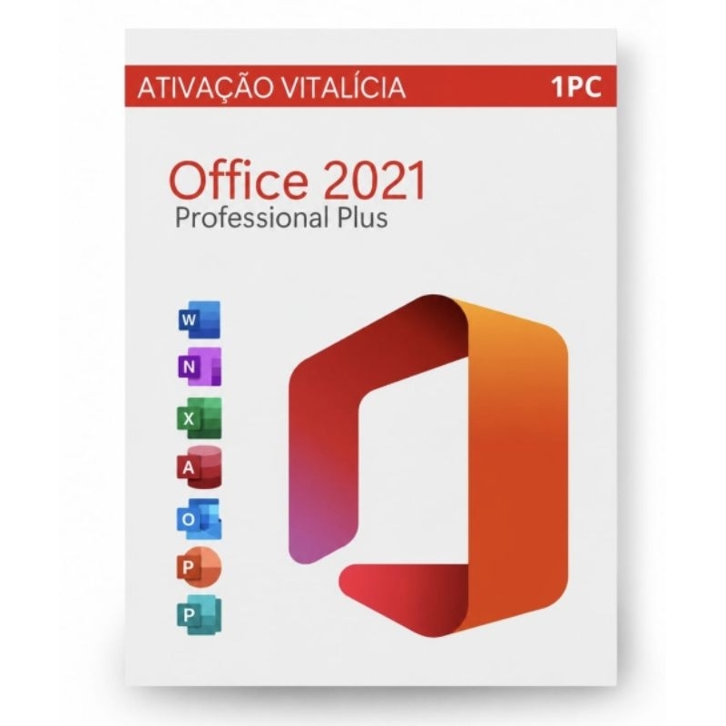 Microsoft Office 2021 Profissional Plus 32/64 bits