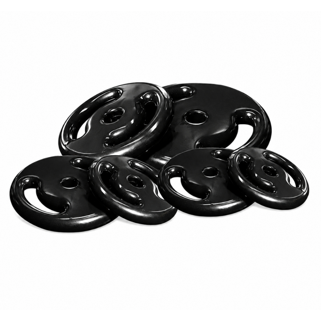 Kit Anilha 20 kg Emborrachada - Peso para Exercícios One Life Sports Treino de Força