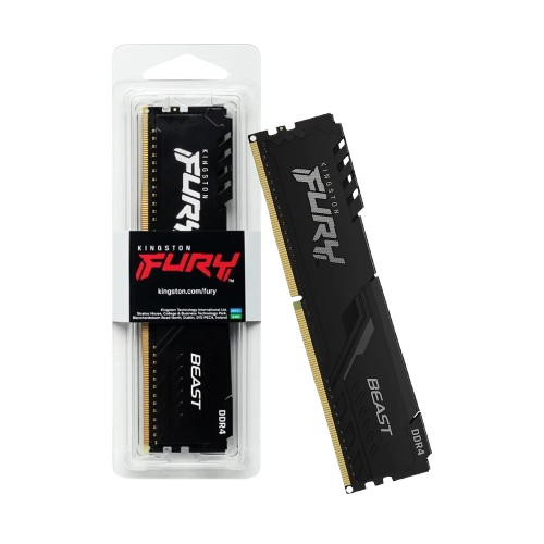 Memória Ram Kingston Fury Beast, 32gb (2x16gb), 3200mhz, DDR4, CL16